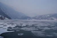 Језеро Перућац зими